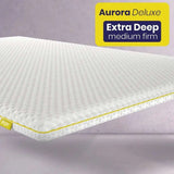 Brightr Sleep Aurora Deluxe Extra Deep Mattress Topper in medium firm for enhanced comfort