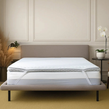 Brightr Sleep Mattress Topper with Soft Surface for Enhanced Comfort and Support on Any Bed