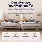 Brightr Sleep Mattress Topper designed to restore support and improve comfort for better sleep.
