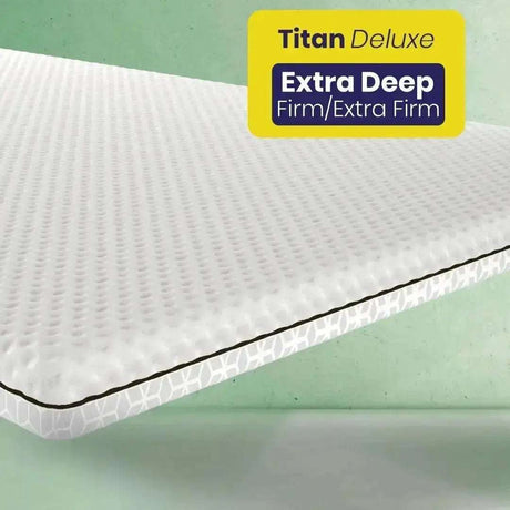 Brightr Sleep Titan Deluxe Extra Deep Firm Mattress Topper for enhanced comfort and support