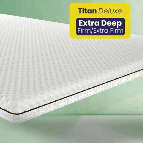 Brightr Sleep Titan Deluxe Extra Deep Firm Mattress Topper for enhanced comfort and support