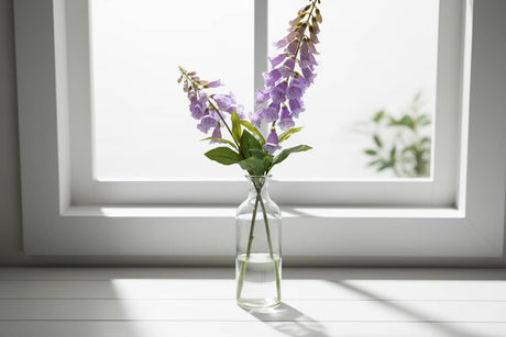 The Natural Garden Collection Mauve Foxglove Lilac PLASTIC Shades 4 Seasons
