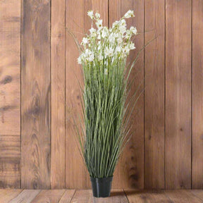 Shades 4 Seasons Meadow Plant - Elegant Potted Decor WHITE PLASTIC Shades 4 Seasons