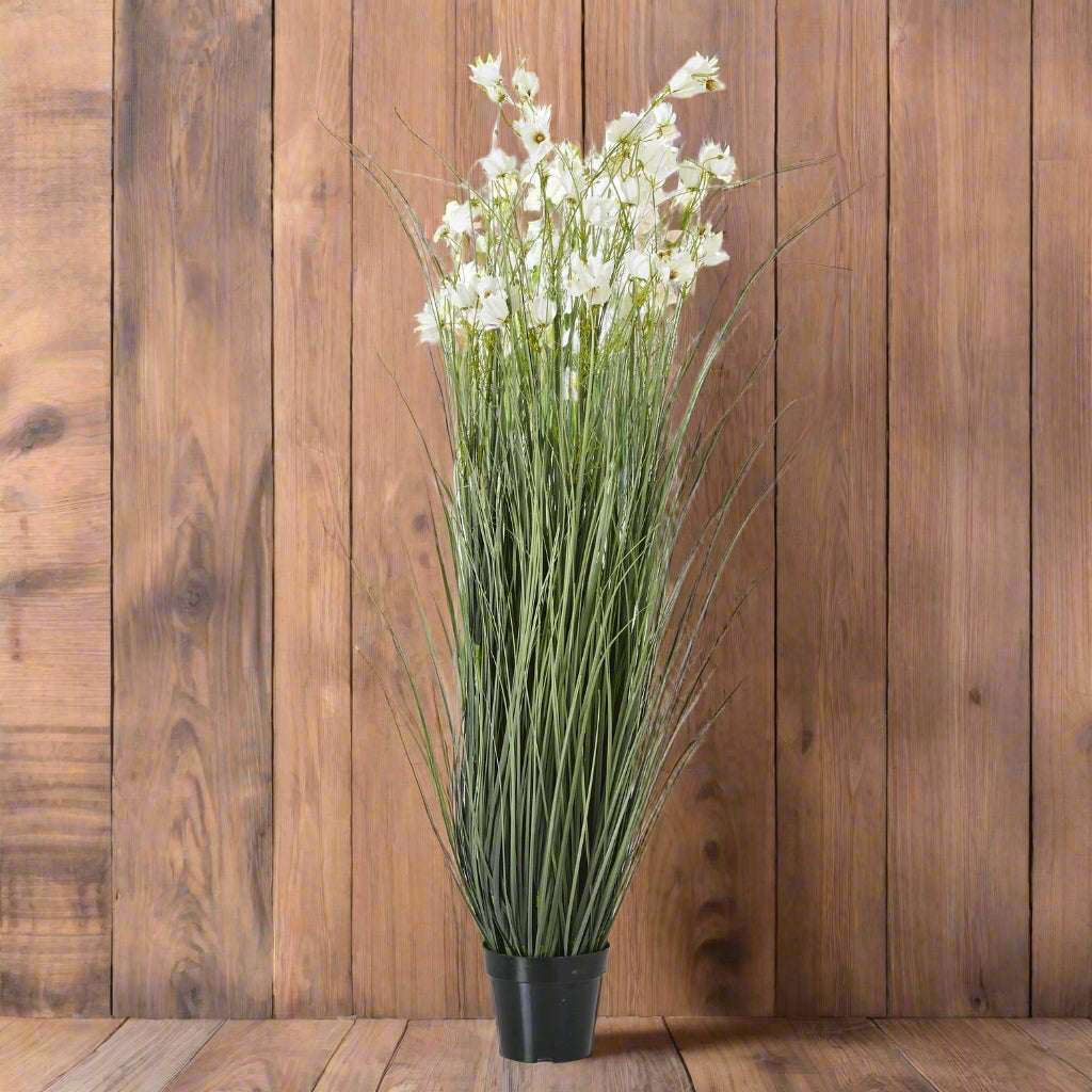 Shades 4 Seasons Meadow Plant - Elegant Potted Decor WHITE PLASTIC Shades 4 Seasons