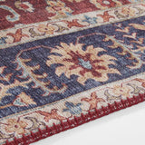 Elegant Medallion Rug featuring intricate patterns in rich colours for stylish home decor