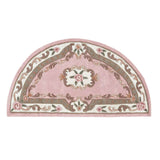 Elegant Medallion Rug in pink with floral patterns, ideal for enhancing home decor