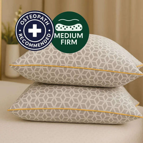 Brightr Sleep Shredded Memory Foam Pillow for Neck Pain with Medium Firm Support for Side Sleepers