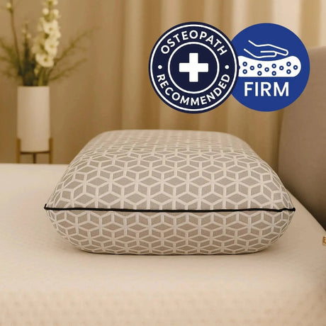 Brightr Eclipse Memory Foam Pillow with Osteopath Recommended Firm Support for Side Sleepers