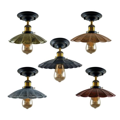 Modern Industrial Retro Loft Metal Ceiling Light Indoor Light Fitting Kitchen LEDSone