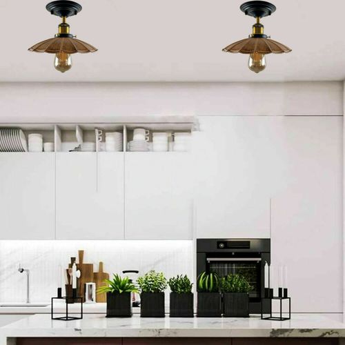 Modern Industrial Retro Loft Metal Ceiling Light Indoor Light Fitting Kitchen LEDSone