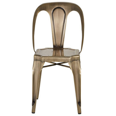 Orsina Metal Chair with a sleek design and durable finish for dining spaces