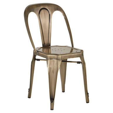 Orsina Metal Chair in a sleek design, perfect for modern dining spaces and versatile use