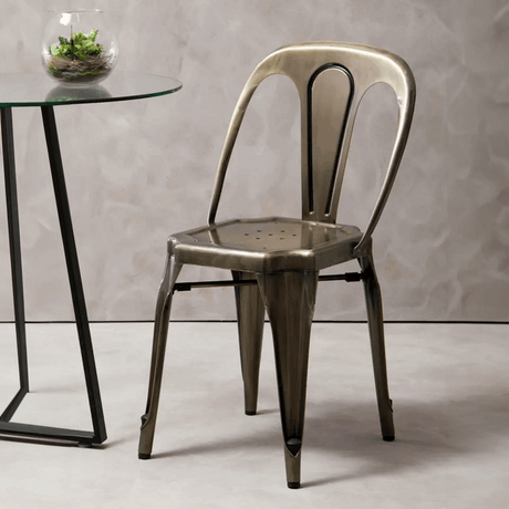 Orsina Metal Chair with a sleek design, perfect for modern dining spaces