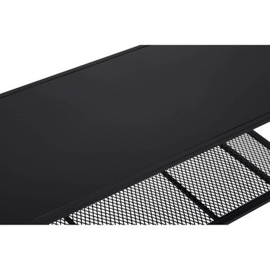 Orsina Metal Coffee Table with Stylish Mesh Shelf Orsina