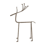 Rustic metal reindeer decoration for Christmas room decor, adding festive charm to your holiday space