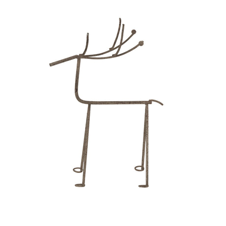 Rustic Metal Reindeer Christmas room decoration for festive home decor
