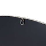 Silver Foil Large Circular Metal Wall Mirror Shades 4 Seasons