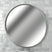 Silver Foil Large Circular Metal Wall Mirror SILVER METAL Shades 4 Seasons