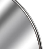 Silver Foil Large Circular Metal Wall Mirror Shades 4 Seasons