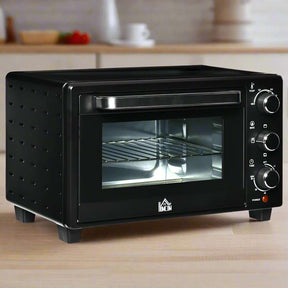 Mini Oven, 21L Grill, Toaster Timer, Baking Tray and Wire Rack, 1400W HOMCOM