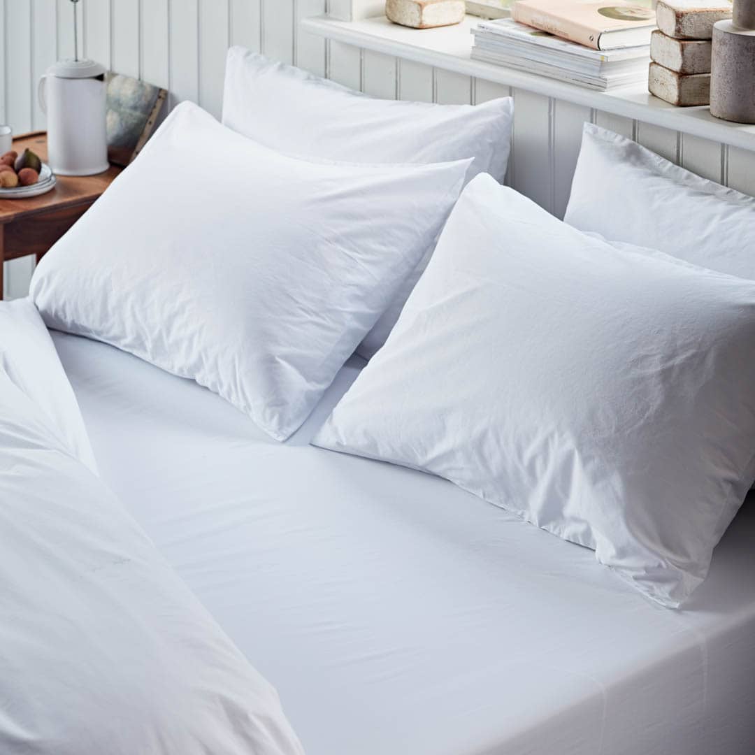 Cotton Collective White Sheet Set for Stylish Bedrooms Cotton Collective