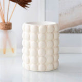 Textured White Ceramic Oil Burner for Home Decor N/A