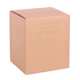 Textured White Ceramic Oil Burner for Home Decor N/A