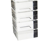 Orsina Elegant Crystal Candle Holder Stackable Design for Modern Home Decor