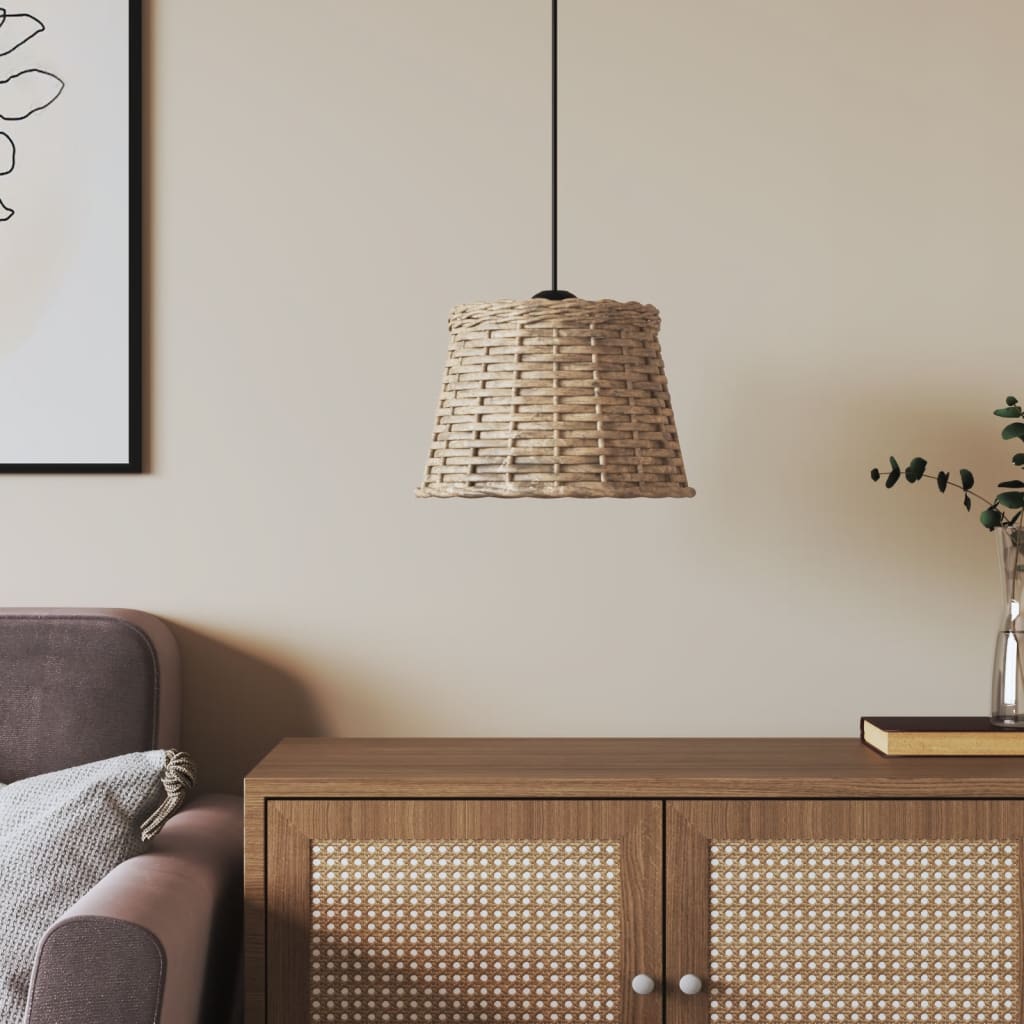 vidaXL Woven Hanging Lampshade in Natural Colour for Stylish Home Decor