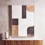 Astratto Neutral Abstract Textured Canvas Wall Art Orsina