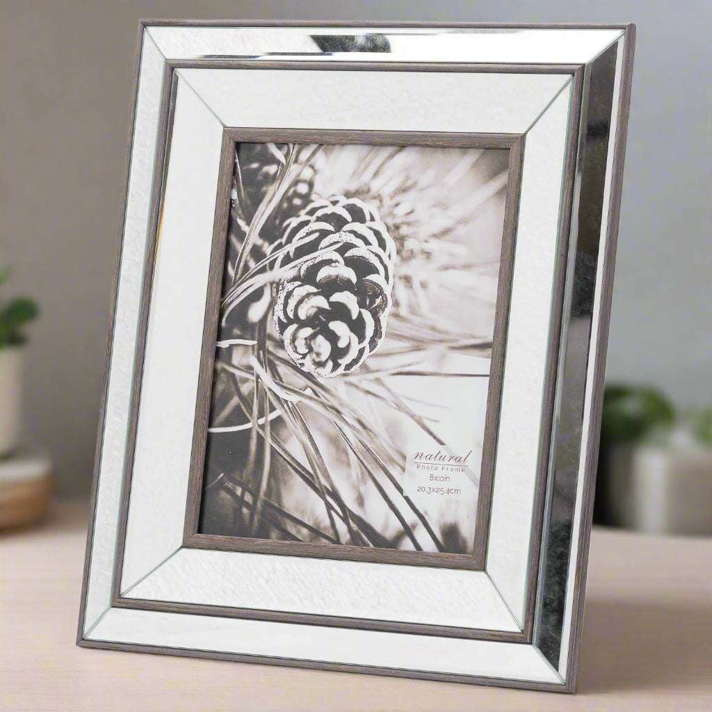 Shades 4 Seasons Mirror And Wood Frame Photo Frame BROWN WOOD Shades 4 Seasons