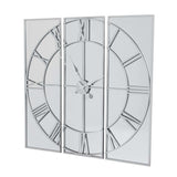 Shades 4 Seasons Mirrored Wall Clock with Roman Numerals Shades 4 Seasons