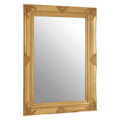 Orsina Decorative Wall Mirror with an Ornate Gold Frame for Elegant Home Decor