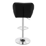 2pcs SSJ-275 Oblique Checks Bar Stool Black Kitchen Essentials