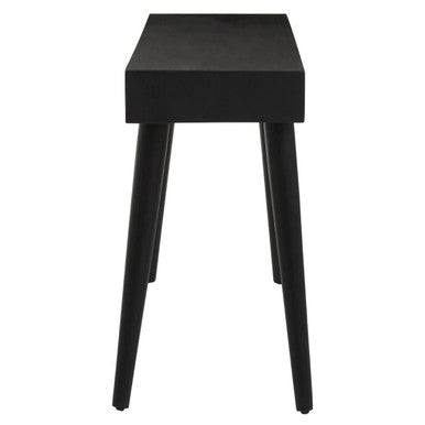 Orsina Console Table in sleek black design with minimalist style and sturdy legs
