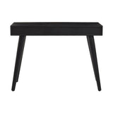 Orsina Console Table in sleek black finish with one spacious drawer for stylish storage