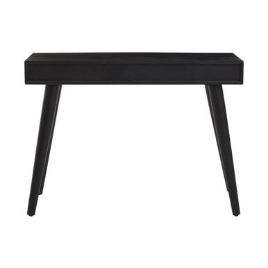 Orsina Console Table in sleek black finish with one spacious drawer for stylish storage