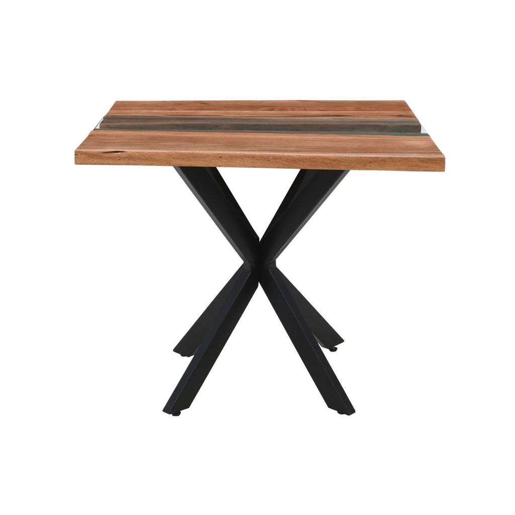 Live Edge Collection Square River Dining Table Shades 4 Seasons