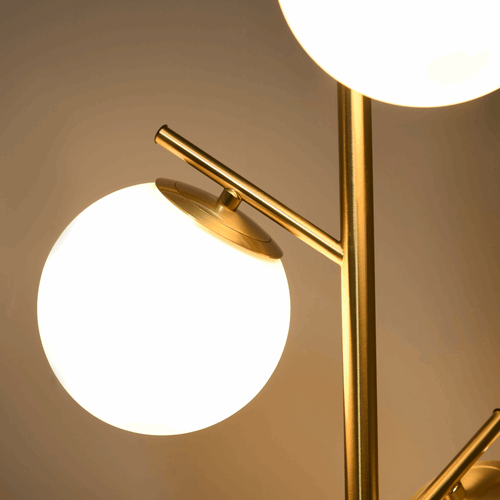 Modern Floor Lamp for Living Room Bedroom, 3 Light Tree Standing Lamp, Gold Unbranded