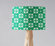 Shadow Bright Green Geometric Lampshade for Stylish Home Decor