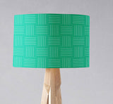 Shadow Bright Green Patterned Lampshade for Modern Home Decor