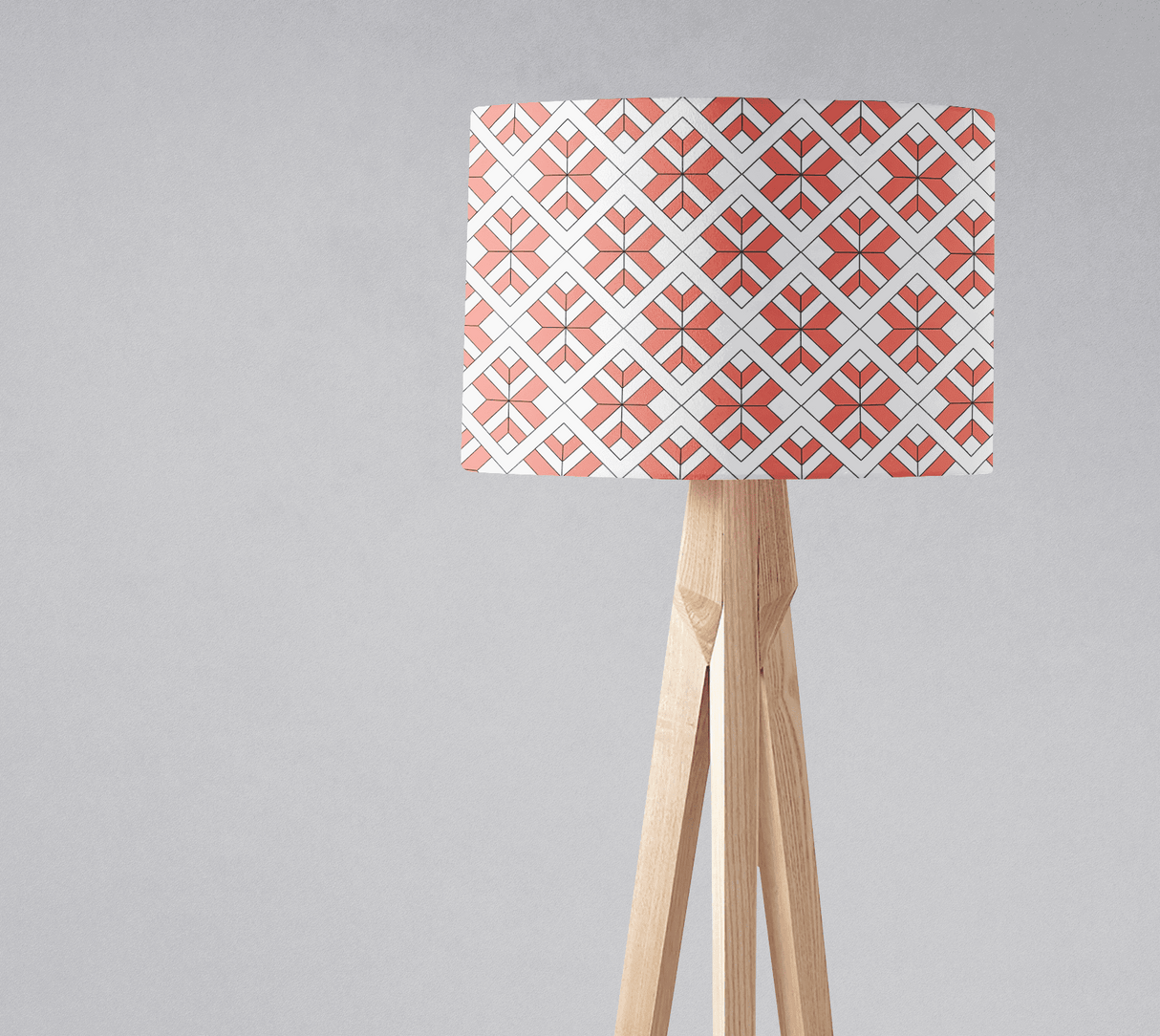 Shadow Bright patterned lampshade with geometric design for stylish lighting decor
