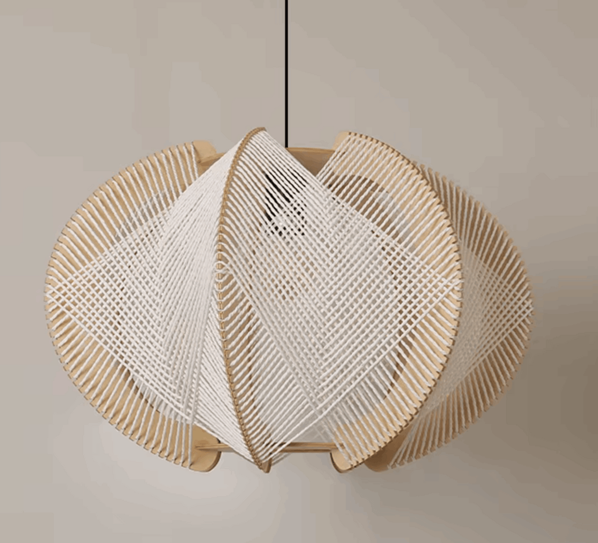 Nisu Home Pendant Light with a unique woven design for modern home decor