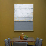 Astratto Grey and Gold Foil Wall Art Orsina