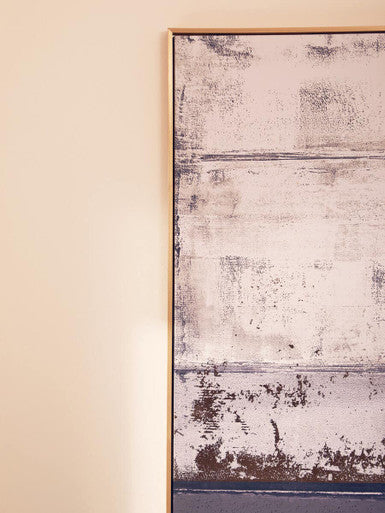 Astratto Grey and Gold Foil Wall Art Orsina
