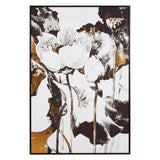 Astratto Floral and Metallic Wall Art Orsina