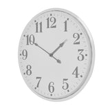 Shades 4 Seasons White Wall Clock with Clear Numerals Shades 4 Seasons