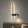 Elegant modern wall lamp with black and gold finish, ideal for stylish interior lighting