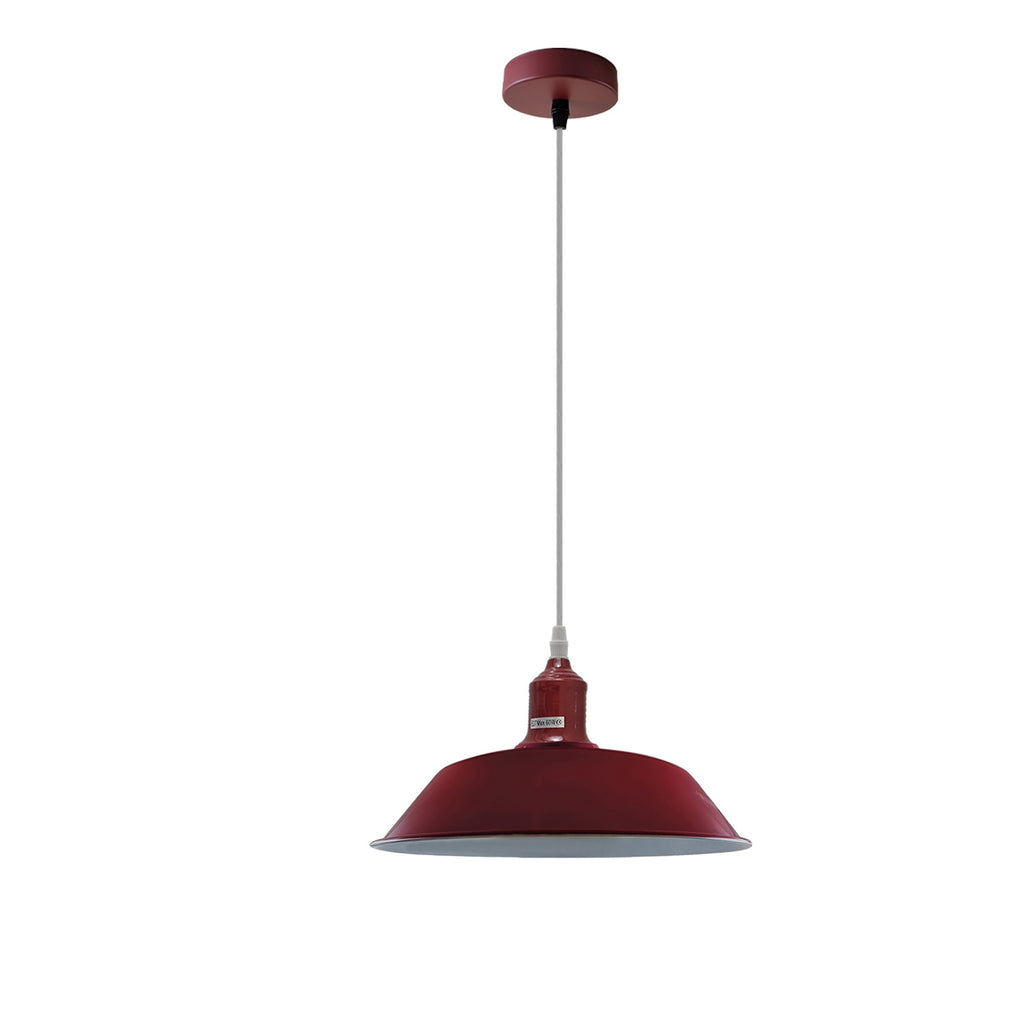 Modern Hanging Ceiling Lamp,LightShade Lighting Adjustable Pendant Light Burgandy without bulb Un-branded