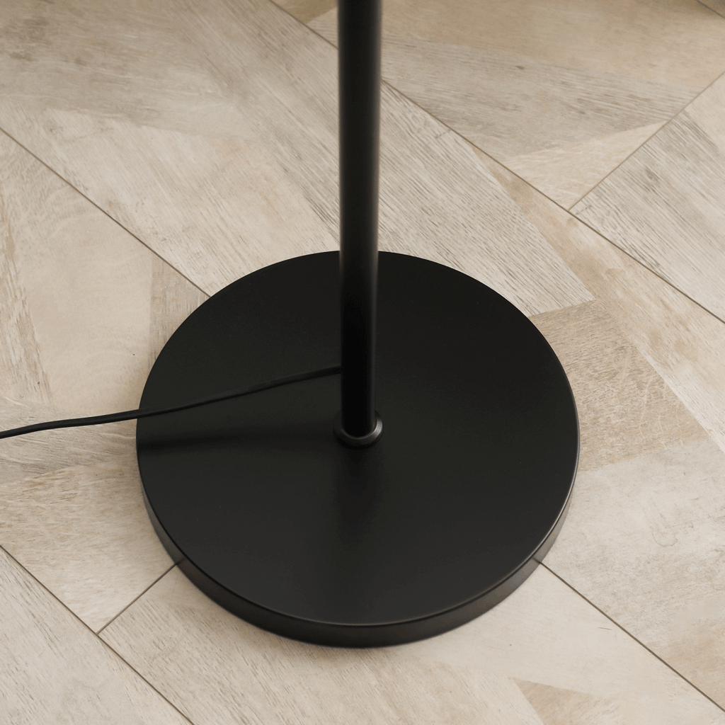 170cm Industrial 3-Light Floor Lamp, Dimmable Black HOMCOM